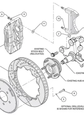 Wilwood Superlite-6R 13 Inch Front Big Brake Kit Ford Mustang 1994-2004                                     - 140-9107 - Image 3