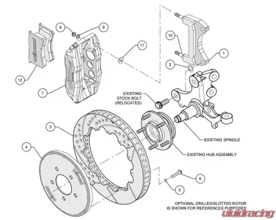 Wilwood Superlite-6R 13 Inch Front Big Brake Kit Ford Mustang 1994-2004 - 140-9107