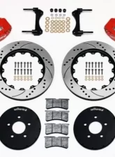 Wilwood Forged Narrow Superlite 6R Big Brake Front Brake Kit, Slotted Rotor - Black - Ford Mustang 1994-2004                                     - 140-9117-DR - Image 3