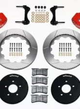 Wilwood Forged Narrow Superlite 6R Big Brake Front Brake Kit, Slotted Rotor - Black - Ford Mustang 1994-2004                                     - 140-9117-R - Image 3