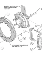 Wilwood Superlite-4R 14 Inch Rear Big Brake Kit Chevrolet Corvette C5 | C6 1997-2013                                     - 140-9119 - Image 3