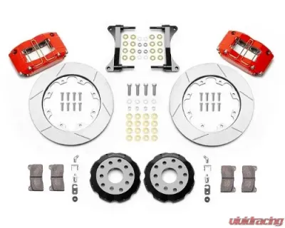 Wilwood Dynapro Radial Big Brake Front Brake Kit, Slotted Rotor - Black - Subaru Impreza | WRX - 140-9193-R