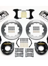 Wilwood Forged Narrow Superlite 4R Big Brake Rear Parking Brake Kit, Slotted Rotor - Polished                                     - 140-9218-P - Image 3