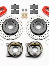 Wilwood Forged Dynalite Rear Parking Brake Kit, Drilled and Slotted Rotor - Red                                     - 140-9315-DR - Image 3