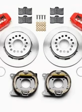 Wilwood Forged Dynalite Rear Parking Brake Kit, Plain Face Rotor - Red                                     - 140-9315-R - Image 3