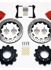 Wilwood TC6R Big Brake Truck Rear Brake Kit, Drilled and Slotted Rotor - Red GM 2500 HD 1999-2010                                     - 140-9406-DR - Image 3