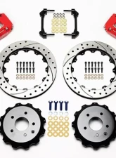 Wilwood Dynapro Radial Rear Brake Kit For OE Parking Brake, Slotted and Drilled Rotor - Black - Nissan 350Z | Infinity G35 2003-2008                                     - 140-9507-DR - Image 3