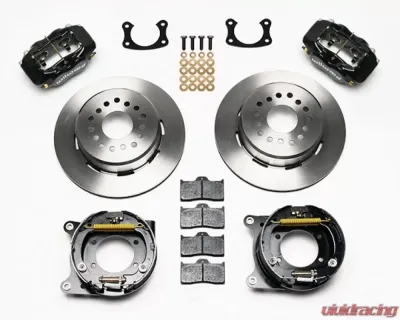 Wilwood Forged Dynalite Rear Parking Brake Kit, Plain Face Rotor - Black - 140-9560