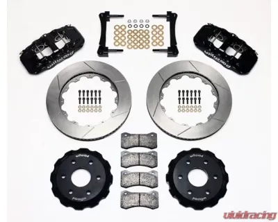 Wilwood AERO6 Big Brake Truck Front Brake Kit, Slotted Rotor - Black GM Truck/SUV 1500 1999-2018 - 140-9789