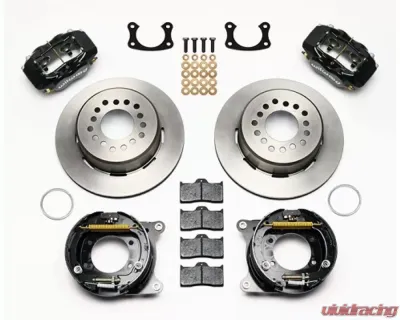 Wilwood Forged Dynalite Rear Parking Brake Kit, Plain Face Rotor - Black - 140-9791