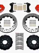 Wilwood Forged Narrow Superlite 6R Big Brake Front Brake Kit, Drilled and Slotted Rotor, Red - Chevrolet Camaro | Pontiac Firebird 1998-2002                                     - 140-9833-DR - Image 3