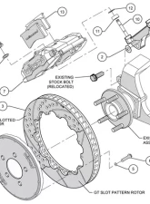 Wilwood Superlite-6R 14 Inch Front Big Brake Kit Chevrolet Camaro | Pontiac Firebird 1998-2002                                     - 140-9834 - Image 3