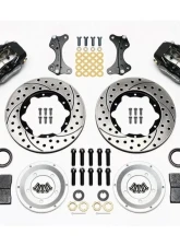 Wilwood Forged Dynalite Pro Series Front Brake Kit, Drilled and Slotted Rotor - Black                                     - 140-9917-D - Image 3