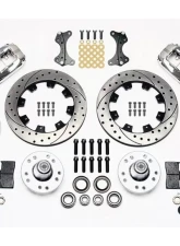 Wilwood Forged Dynalite Big Brake Front Brake Kit (Hub), Drilled and Slotted Face Rotor - Polished                                     - 140-9918-DP - Image 3