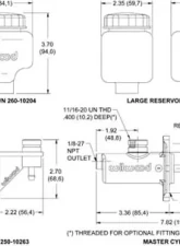 Wilwood Compact Remote Flange Mount Master Cylinder                                     - 260-10372 - Image 2