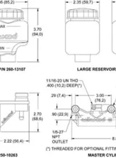 Wilwood Compact Remote Side Mount Master Cylinder                                     - 260-12388 - Image 2