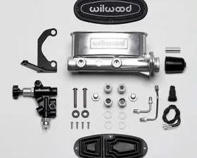 Wilwood Aluminum Tandem M/C Kit with Bracket and Valve