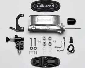 Wilwood Aluminum Tandem M/C Kit with Bracket and Valve