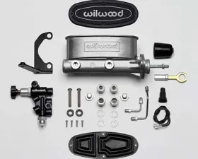 Wilwood Aluminum Tandem M/C w/Bracket and Valve (Mustang)
