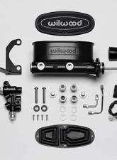 Wilwood Aluminum Tandem M/C Kit with Bracket and Valve                                     - 261-13626-BK - Image 2