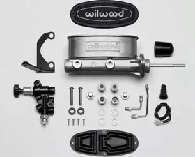 Wilwood Aluminum Tandem M/C Kit with Bracket and Valve