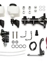 Wilwood Remote Tandem M/C Kit w/Pushrod, Bracket and Valve                                     - 261-14250-BK - Image 2