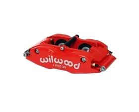 Wilwood Billet Narrow Superlite 4 Front Mount Brake Caliper L/H Red