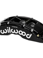 Wilwood TC6 Radial Mount L/H Rear - Black                                     - 120-14318-RS - Image 2