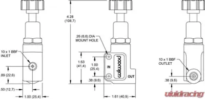 Wilwood Proportioning Valve Compact - 260-12627