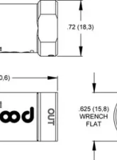 Wilwood Residual Pressure Valve 2LB                                     - 260-13706 - Image 2