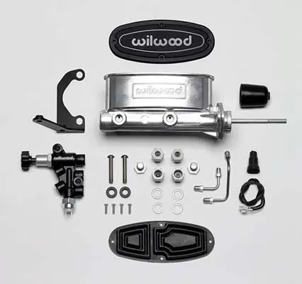 Wilwood Aluminum Tandem Master Cylinder Media Burnished 7/8 - 261-13271-P