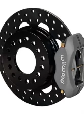 Willwood Forged Dynalite Rear Drag Brake Kit, Drilled Rotor                                     - 140-0263-BD - Image 2