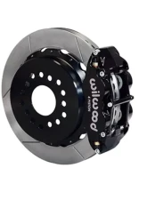 Wilwood Forged Narrow Superlite 4R Big Brake Rear Parking Brake Kit, Slotted Rotor - Black                                     - 140-10012 - Image 2