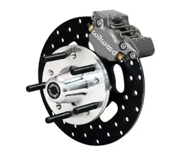 Willwood Dynalite Single Front Brake Kit, Drilled Rotor- Type III Anodized Caliper