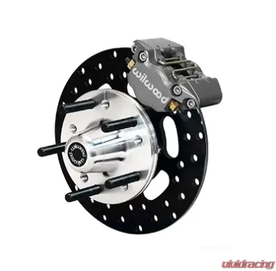 Willwood Dynalite Single Front Brake Kit, Drilled Rotor- Type III Anodized Caliper - 140-4399-BD
