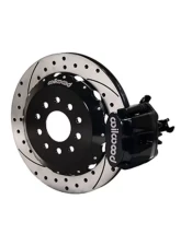 Wilwood Combination Parking Brake Caliper Rear Brake Kit, Drilled and Slotted Rotor - Black - Ford Mustang 1994-2004                                     - 140-10158-D - Image 2