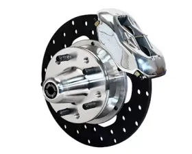 Willwood Dynapro Front Drag Brake Kit, Polished, Drilled Rotor