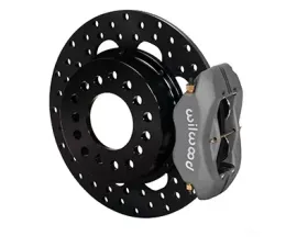 Willwood Dynalite Rear Drag Brake Kit, Drilled Rotor - Type III Ano Caliper