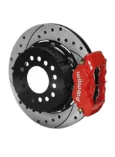 Willwood Dynalite Pro Series Rear Brake Kit, Drilled and Slotted Rotor - Red                                     - 140-5591-DR - Image 2