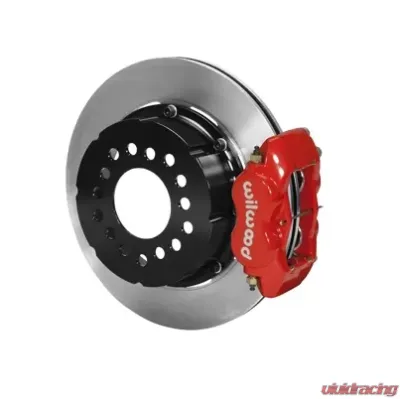 Willwood Dynalite Pro Series Rear Brake Kit, Plain Face Rotor - Red - 140-5591-R