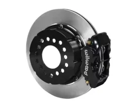 Willwood Dynalite Pro Series Rear Brake Kit, Plain Face Rotor - Black