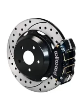 Willwood Dynapro Rear Brake Kit for OE Parking Brake, Drilled and Slotted Rotor - Black Caliper - Subaru Impreza WRX 1999-2008                                     - 140-7006-D - Image 2