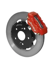 Willwood Forged Dynalite Big Brake Front Brake Kit, Plain Face Rotor - Red Caliper - Acura RSX 2002-2006                                     - 140-7014-R - Image 2