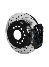 Wilwood Forged Dynalite Rear Parking Brake Kit, Drilled and Slotted Face Rotor - Black - Chevrolet Camaro | Pontiac Firebird 1993-1997                                     - 140-7148-D - Image 2