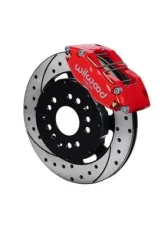 Wilwood Dynapro Radial Big Brake Front Brake Kit , Drilled and Slotted Rotor - Red - Mitsubishi Eclipse 1995-1999                                     - 140-8292-DR - Image 2