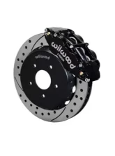 Wilwood Forged Superlite 6R Big Brake Front Brake Kit, Drilled and Slotted Rotor - Black - Pontiac GTO 2004-2006                                     - 140-8753-D - Image 2