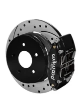 Wilwood Dynapro Radial Rear Brake Kit for OE Parking Brake, Drilled and Slotted Rotor - Black - Pontiac GTO 2004-2006                                     - 140-8754-D - Image 2