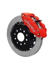 Wilwood Forged Narrow Superlite 6R Big Brake Front Brake Kit, Slotted Rotor - Black - Ford Mustang 2005-2014                                     - 140-9109-R - Image 2