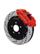 Wilwood Forged Narrow Superlite 6R Big Brake Front Brake Kit, Slotted Rotor - Black - Ford Mustang 1994-2004                                     - 140-9117-DR - Image 2