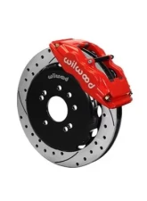 Wilwood Forged Superlite 4 Big Brake Front Brake Kit, Drilled and  Slotted Rotor - Anodized - Nissan 240SX 1994-1998                                     - 140-9194-DR - Image 2